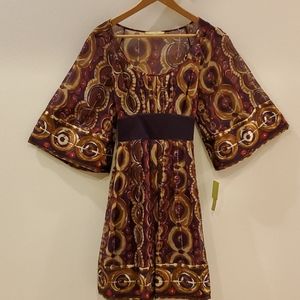 Gianni Bini Kimono-Sleeve Dress - Size 8